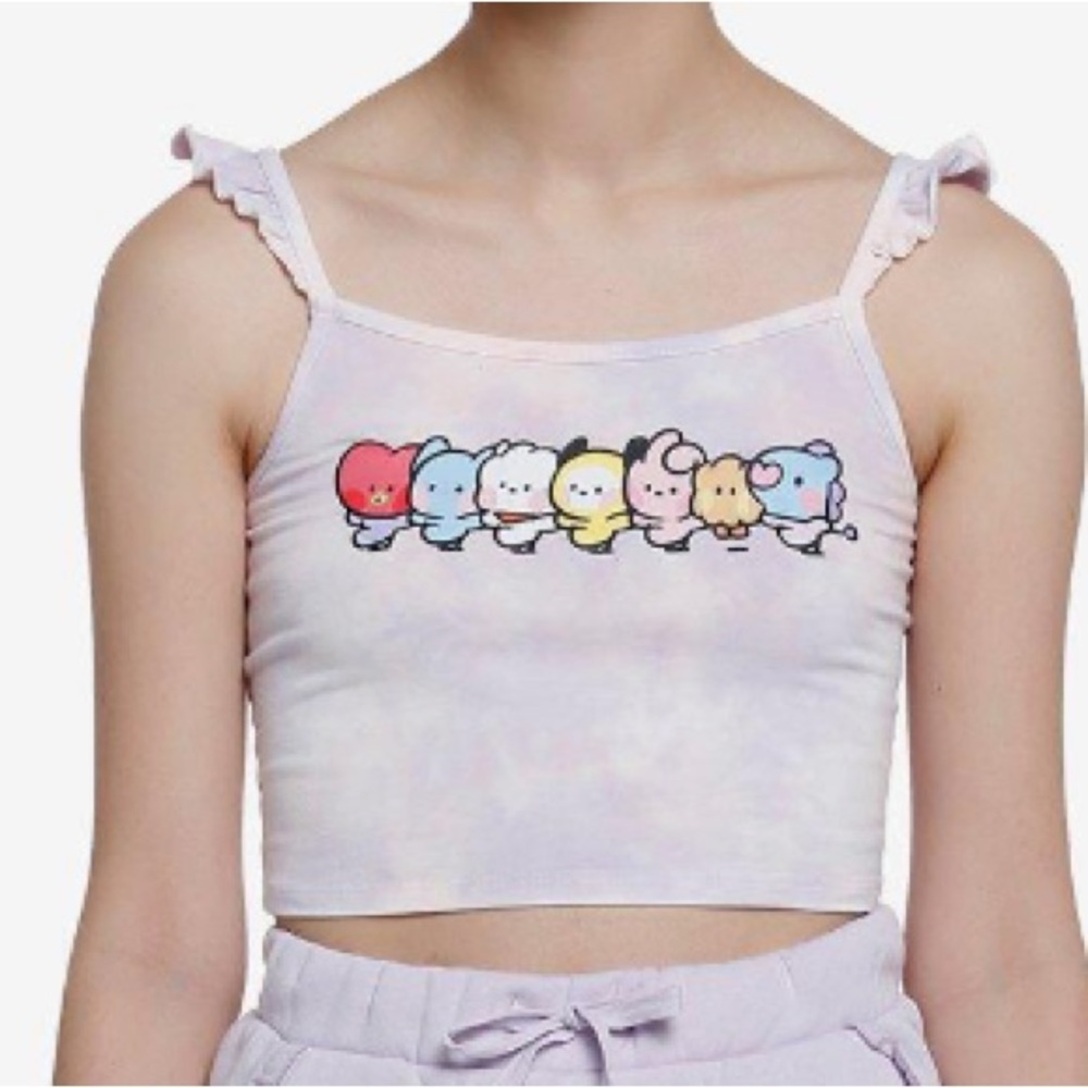 BT21 Minini Tie-Dye Tank Top Hot Topic K-Pop BTS‎